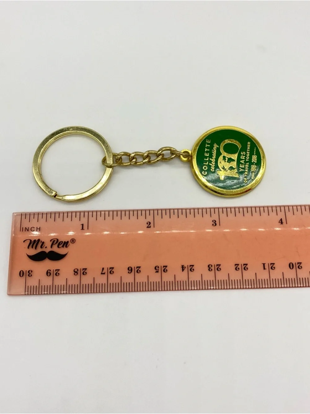Collette Celebrating 100 Years of Travel Together Keychain 1918-2018